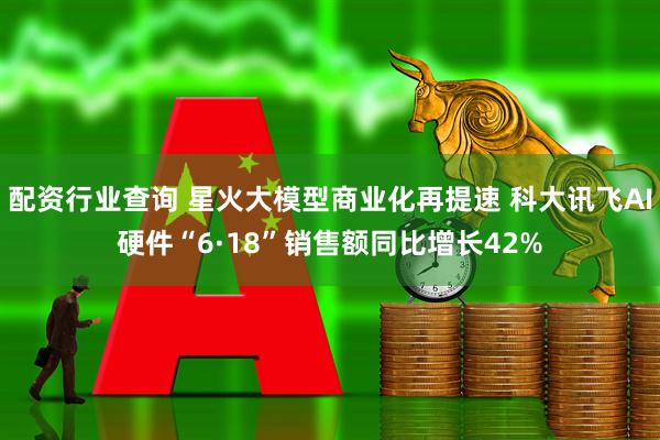 配资行业查询 星火大模型商业化再提速 科大讯飞AI硬件“6·18”销售额同比增长42%